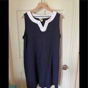 Blue Shift Dress Talbots